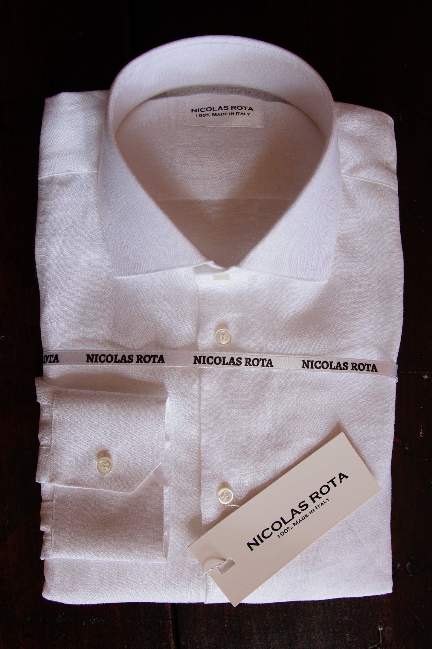 White linen shirt - Nicolas Rota