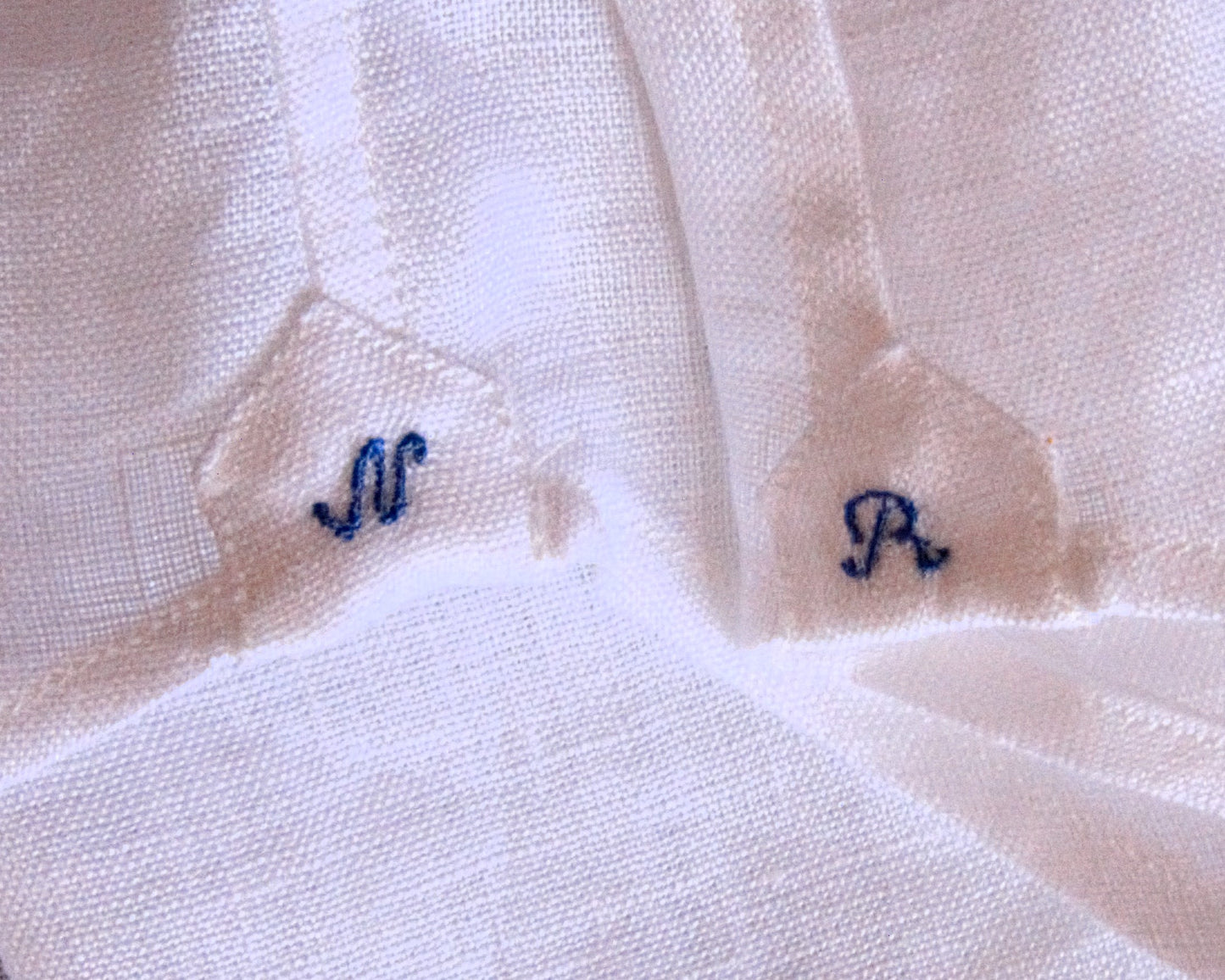White linen shirt