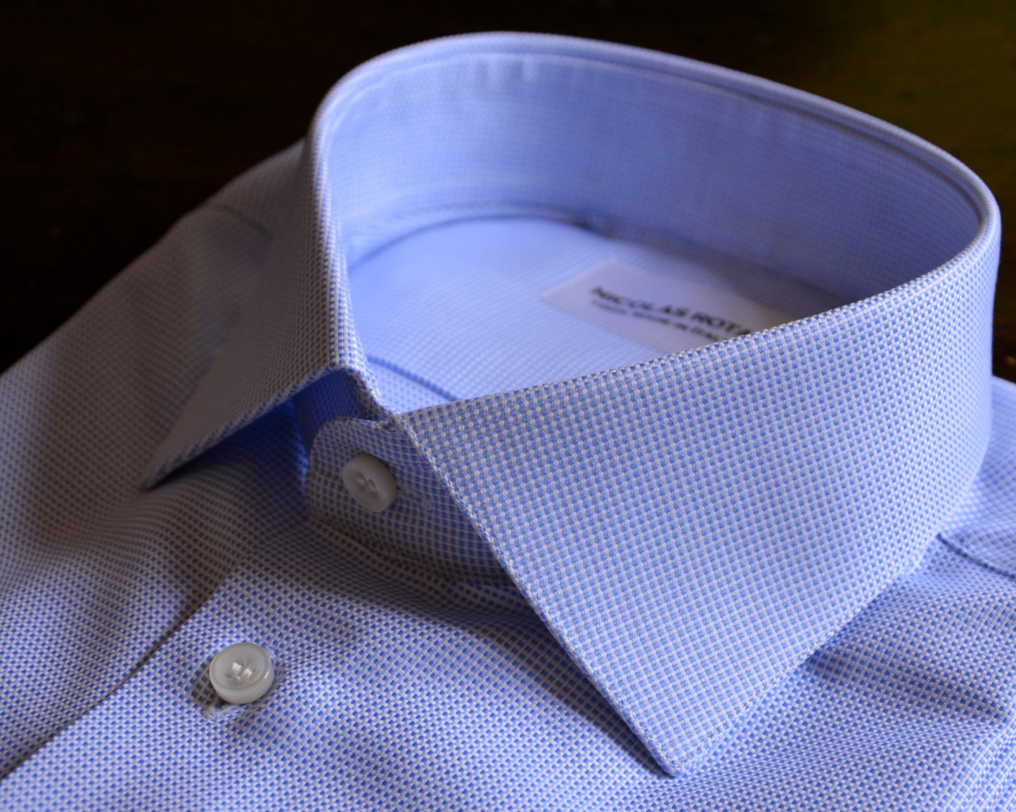 Sky blue oxford shirt - Nicolas Rota