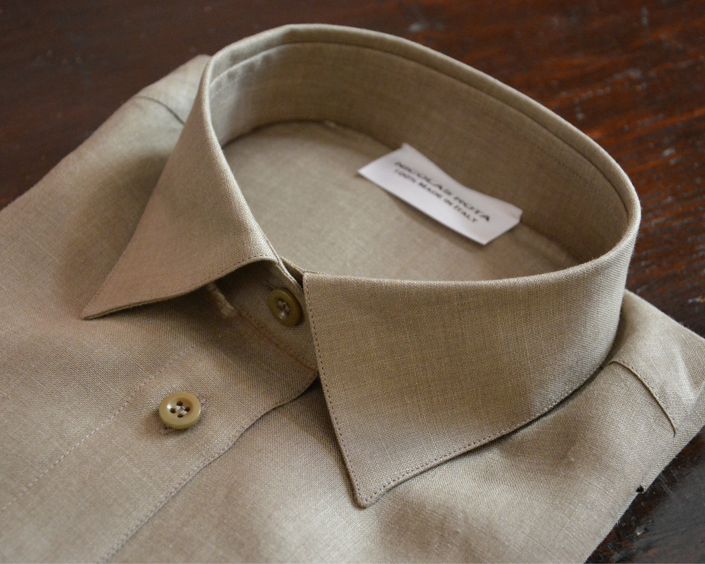 Fine linen shirtdress - Nicolas Rota