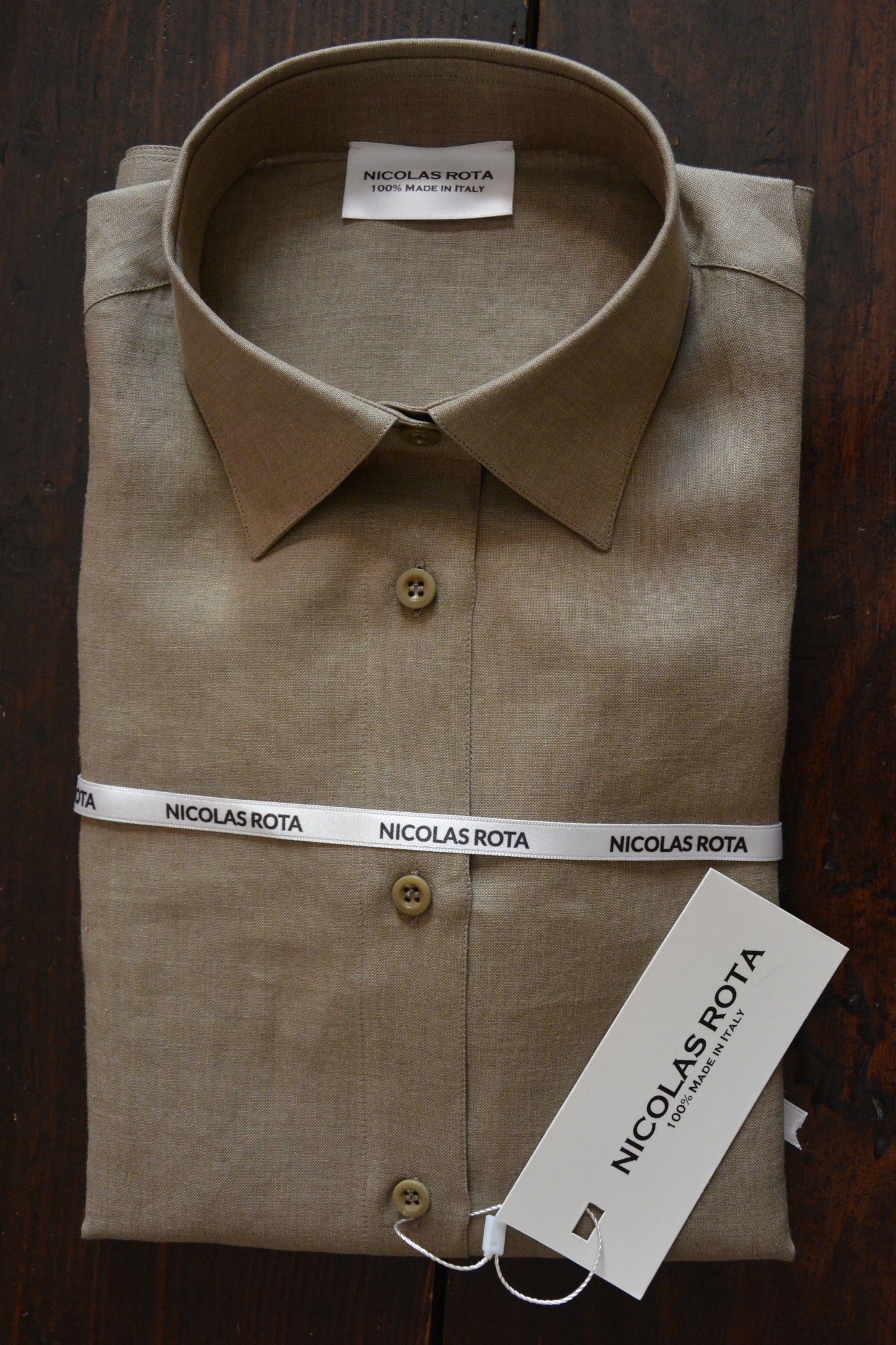 Fine linen shirtdress - Nicolas Rota