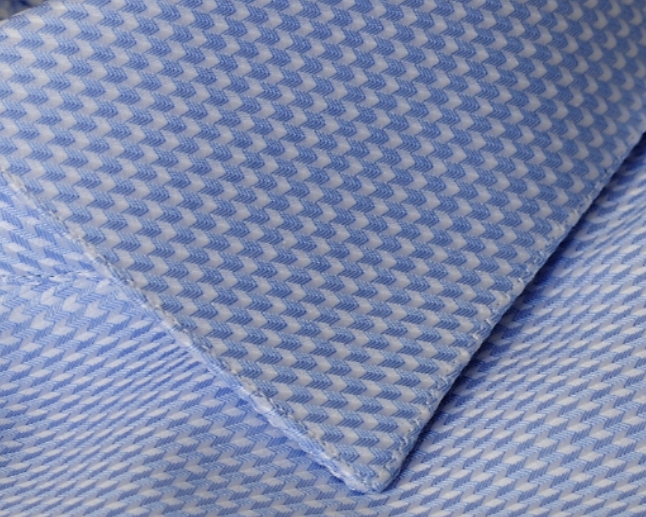 Sky blue twill shirt