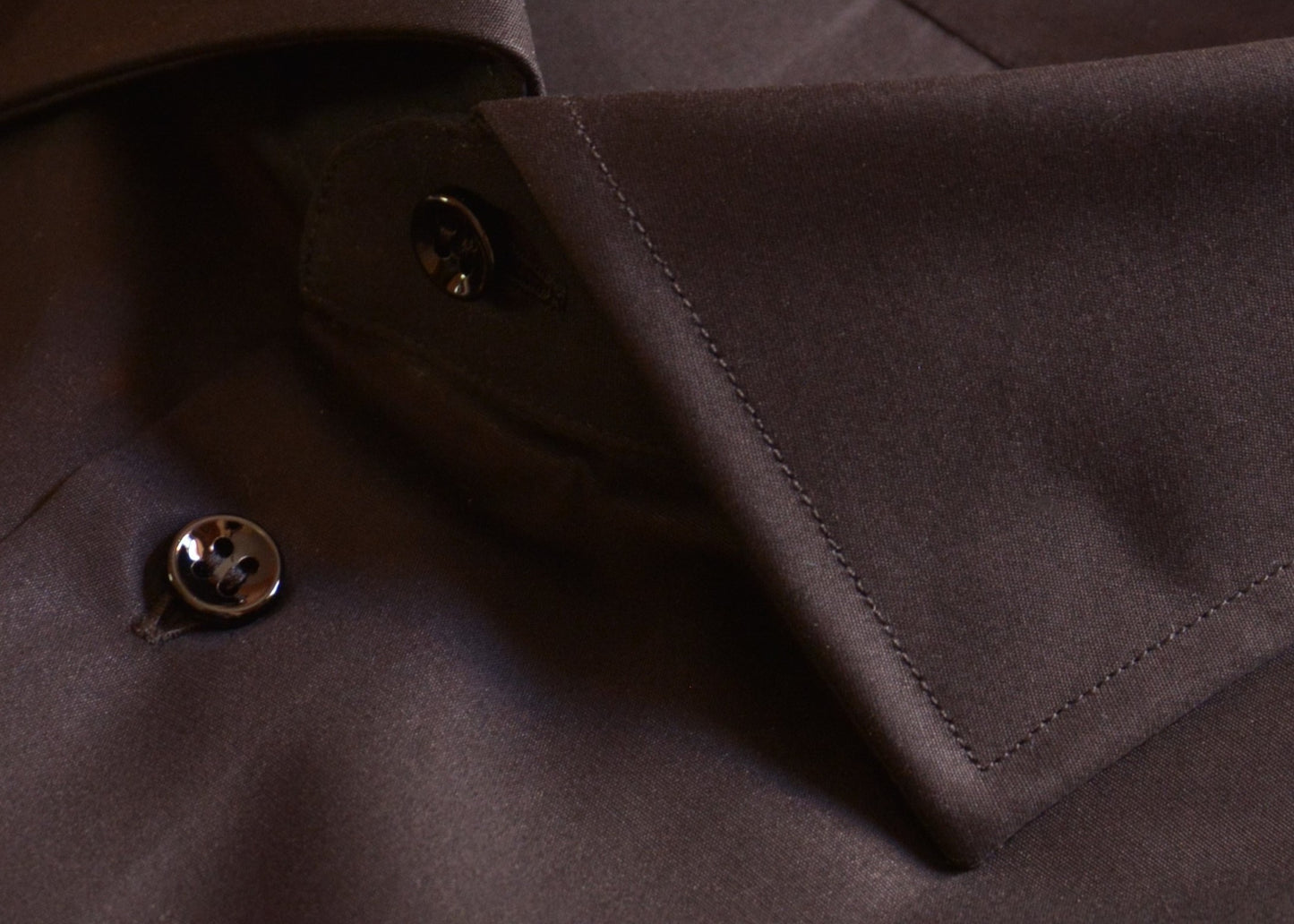 Camicia nera in popeline