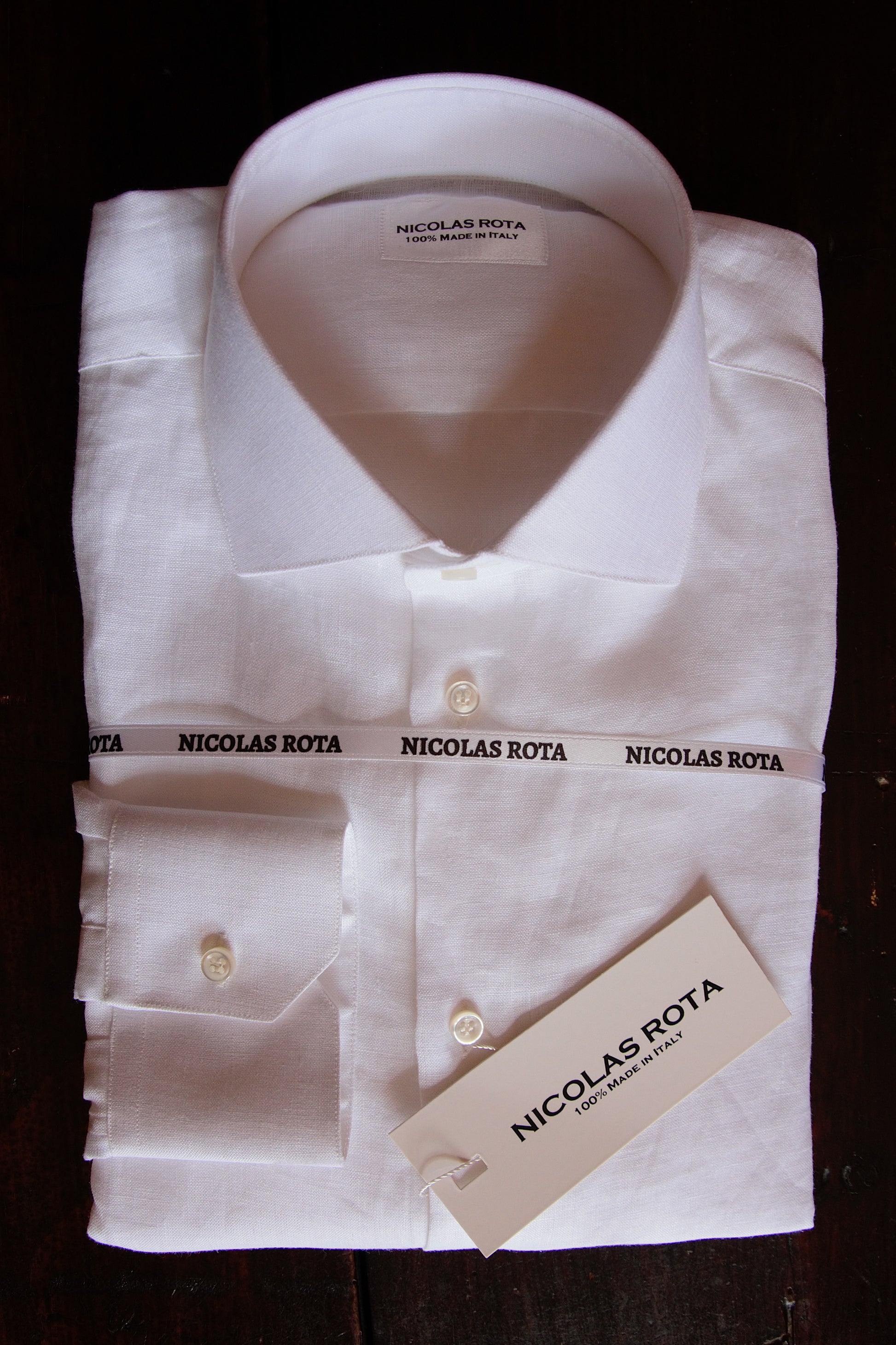 White linen shirt - Nicolas Rota