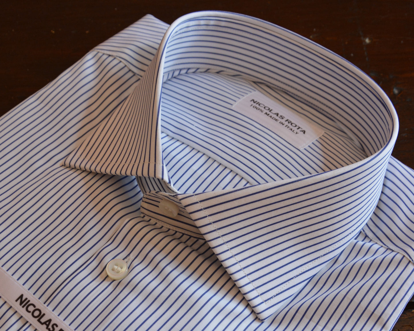 BELLAGIO handmade poplin cotton men's shirt