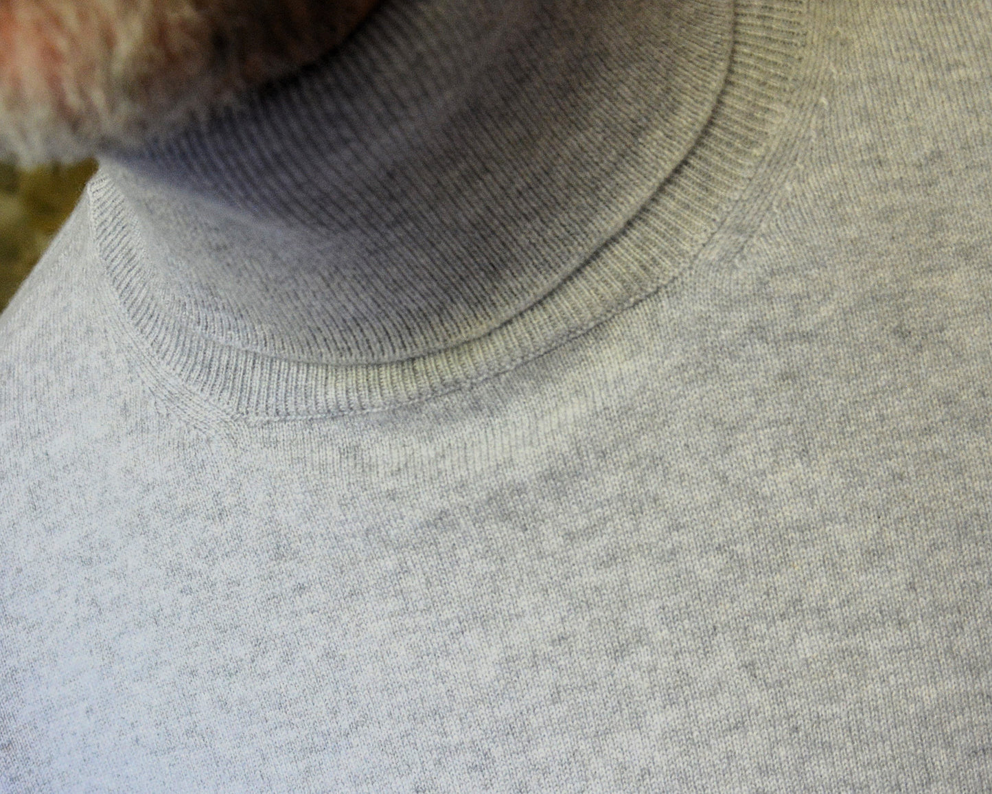Cashmere turtleneck sweater