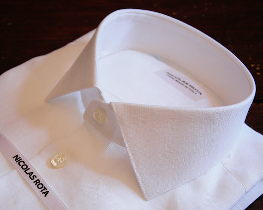 White linen shirt