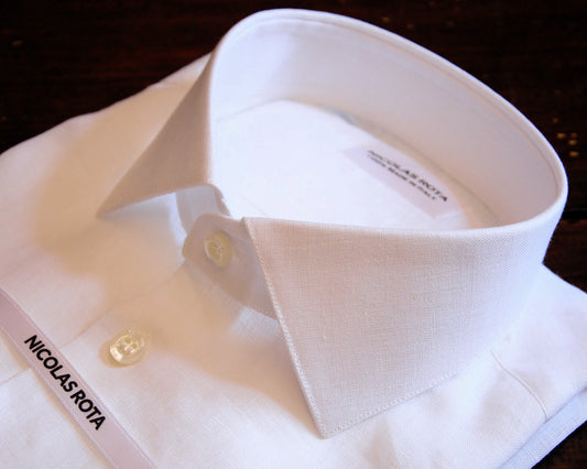 White linen shirt