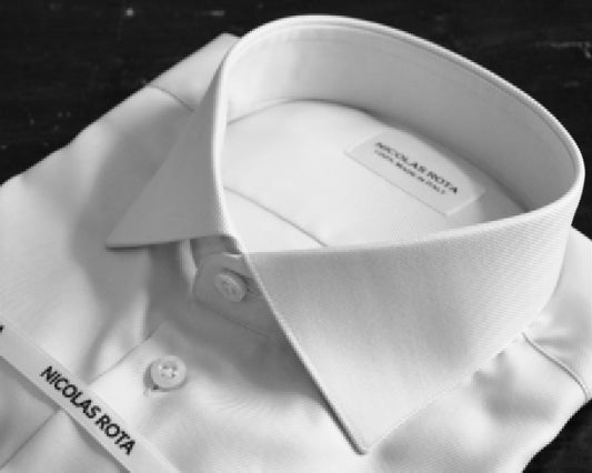 White twill shirt - Nicolas Rota