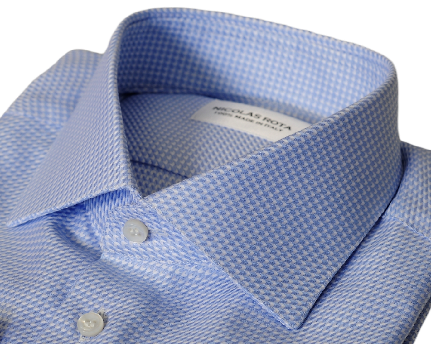 Sky blue twill shirt